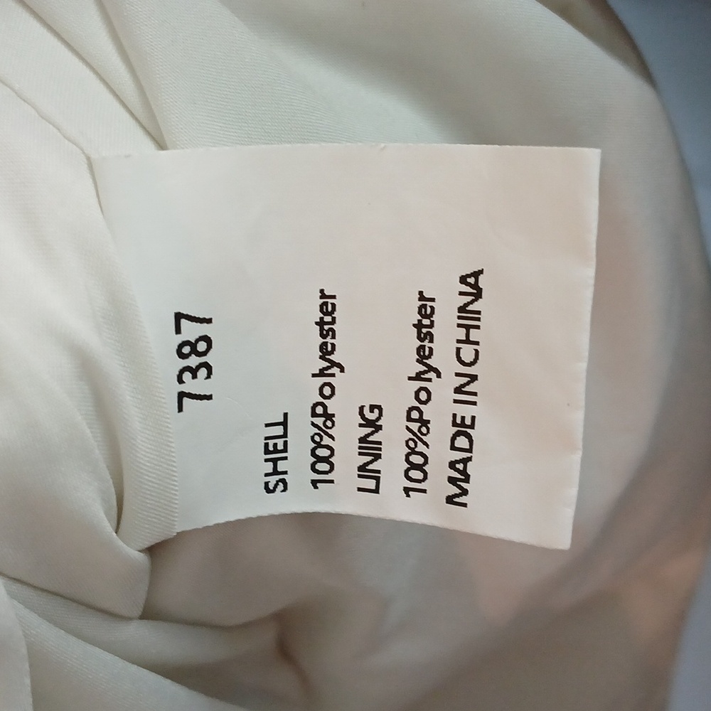 Prettygarden Solid Cream Puffer Vest Oversized Si… - image 8